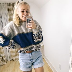Vintage Chunky Knit Sweater